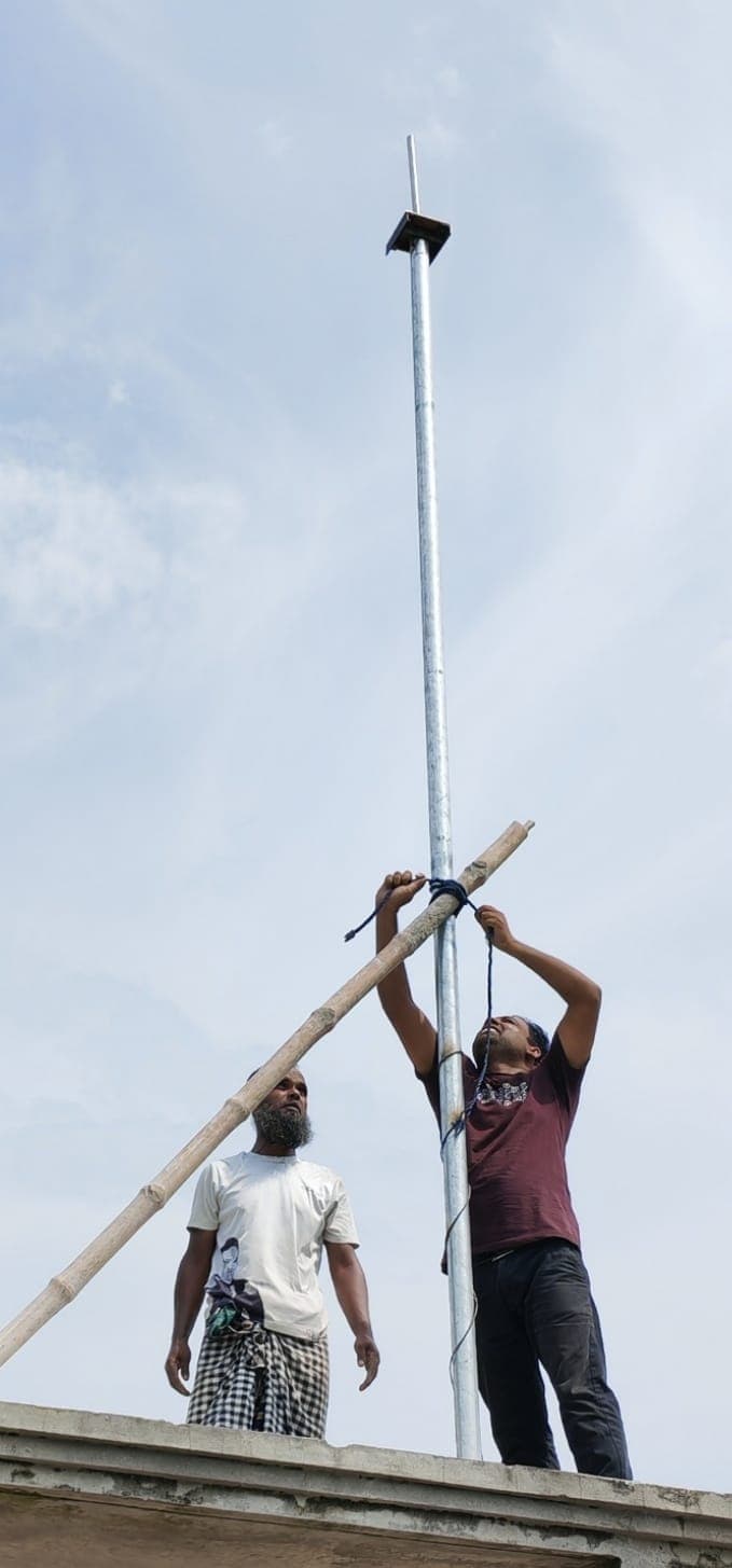 বজ্রপাত সুরক্ষা সিস্টেম ইনস্টলেশন (LPS)